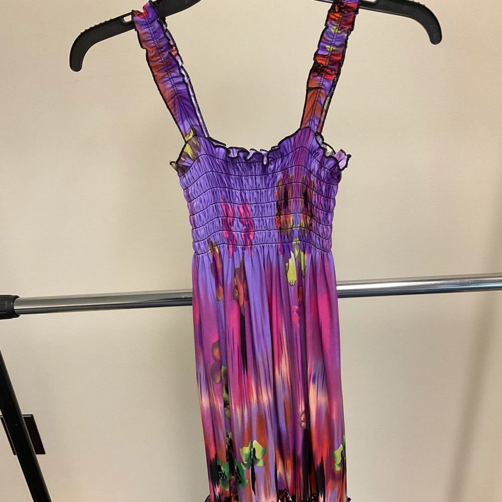 Girls purple flower dress❤️